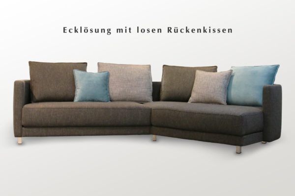 Ecklösung Stoff